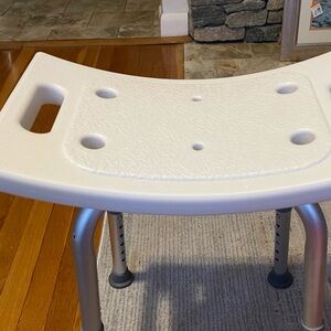 Adjustable White Shower Chair elderly